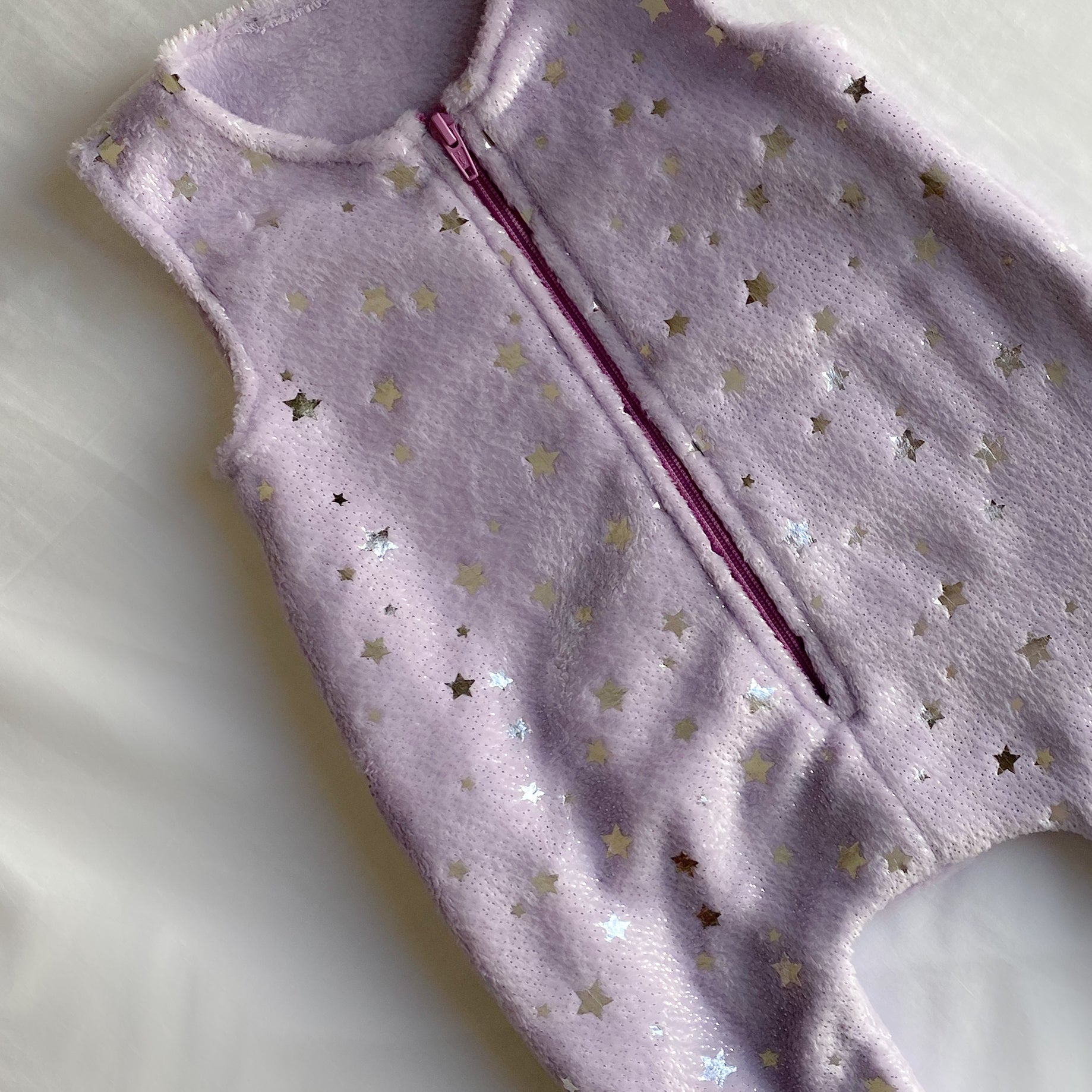 Saco de dormir bebe/niñas brillo lila – Bambicco kids